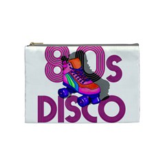 Roller Skater 80s Cosmetic Bag (medium)  by Valentinaart
