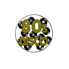  80s Disco Vinyl Records Hat Clip Ball Marker by Valentinaart