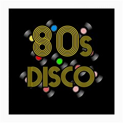  80s Disco Vinyl Records Medium Glasses Cloth (2-side) by Valentinaart