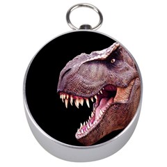 Dinosaurs T-rex Silver Compasses