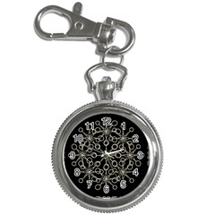 Ornate Chained Atrwork Key Chain Watches by dflcprints