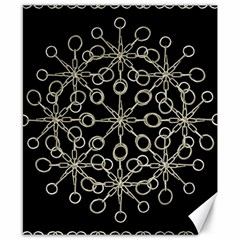 Ornate Chained Atrwork Canvas 8  X 10  by dflcprints