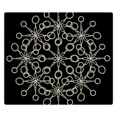 Ornate Chained Atrwork Double Sided Flano Blanket (small)  by dflcprints