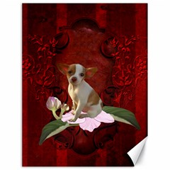 Sweet Little Chihuahua Canvas 18  X 24   by FantasyWorld7