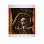 Halloween, Funny Mummy With Pumpkins White Mugs Center