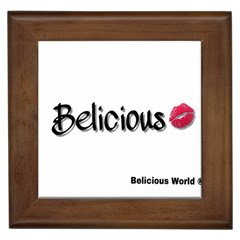 Belicious Logo Framed Tiles by beliciousworld