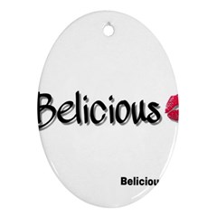 Belicious Logo Ornament (oval) by beliciousworld