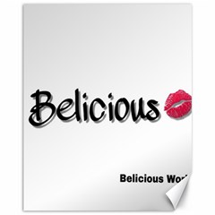 Belicious Logo Canvas 11  X 14   by beliciousworld