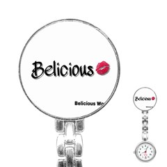 Belicious Logo Stainless Steel Nurses Watch by beliciousworld