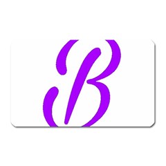 Belicious World  b  Purple Magnet (rectangular) by beliciousworld