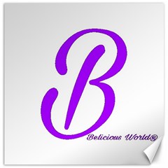 Belicious World  b  Purple Canvas 12  X 12   by beliciousworld