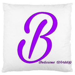 Belicious World  b  Purple Large Cushion Case (one Side)