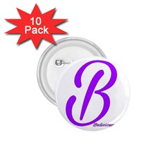 Belicious World  b  Blue 1 75  Buttons (10 Pack)