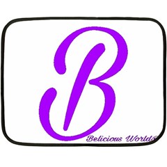 Belicious World  b  Blue Fleece Blanket (mini) by beliciousworld