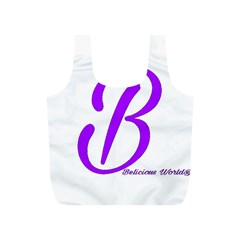 Belicious World  b  Blue Full Print Recycle Bags (s)  by beliciousworld