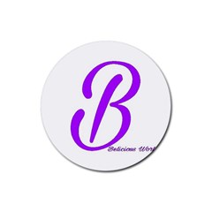 Belicious World  b  Coral Rubber Round Coaster (4 Pack)  by beliciousworld