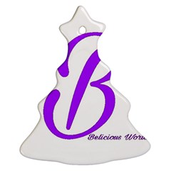 Belicious World  b  Coral Ornament (christmas Tree)  by beliciousworld