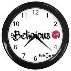 Belicious World Logo Wall Clocks (black)