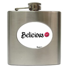 Belicious World Logo Hip Flask (6 Oz) by beliciousworld