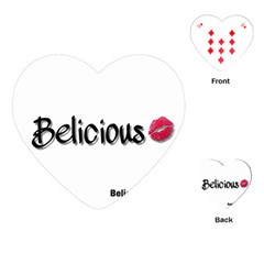Belicious World Logo Playing Cards (heart)  by beliciousworld