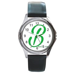 Belicious World  b  In Green Round Metal Watch