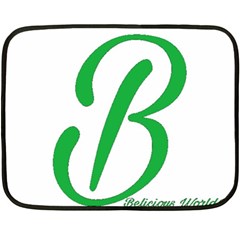 Belicious World  b  In Green Fleece Blanket (mini) by beliciousworld