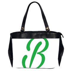 Belicious World  b  In Green Office Handbags (2 Sides)  by beliciousworld