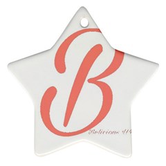 Belicious World  b  In Coral Ornament (star) by beliciousworld