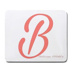 Belicious World  b  In Coral Large Mousepads