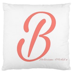 Belicious World  b  In Coral Large Cushion Case (two Sides)