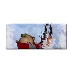 Christmas, Santa Claus With Reindeer Cosmetic Storage Cases by FantasyWorld7