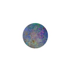 Colorful Pattern Blue And Purple Colormix 1  Mini Buttons by paulaoliveiradesign