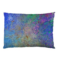 Colorful Pattern Blue And Purple Colormix Pillow Case by paulaoliveiradesign