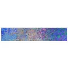 Colorful Pattern Blue And Purple Colormix Flano Scarf (small)