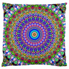 Colorful Purple Green Mandala Pattern Large Cushion Case (one Side)