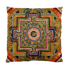 Asian Art Mandala Colorful Tibet Pattern Standard Cushion Case (two Sides)