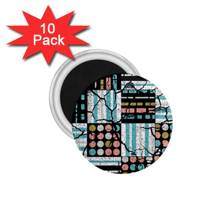 Distressed Pattern 1.75  Magnets (10 pack) 
