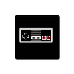 Video Game Controller 80s Square Magnet by Valentinaart