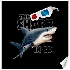The Shark Movie Canvas 16  X 16   by Valentinaart