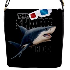 The Shark Movie Flap Messenger Bag (s) by Valentinaart