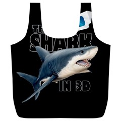 The Shark Movie Full Print Recycle Bags (l)  by Valentinaart