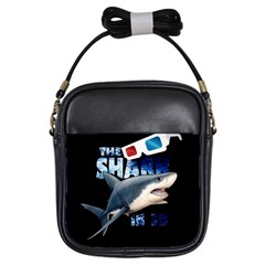 The Shark Movie Girls Sling Bags by Valentinaart