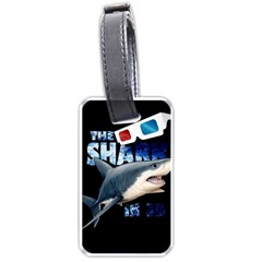 The Shark Movie Luggage Tags (one Side)  by Valentinaart