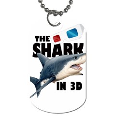 The Shark Movie Dog Tag (one Side) by Valentinaart