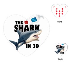 The Shark Movie Playing Cards (heart)  by Valentinaart