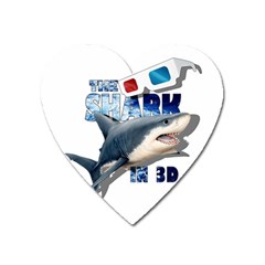 The Shark Movie Heart Magnet