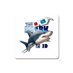 The Shark Movie Square Magnet Front