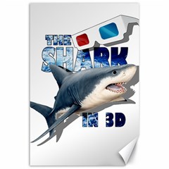 The Shark Movie Canvas 24  x 36 