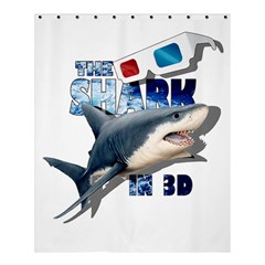 The Shark Movie Shower Curtain 60  x 72  (Medium) 