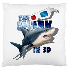 The Shark Movie Standard Flano Cushion Case (two Sides) by Valentinaart